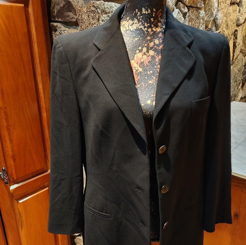 GIORGIO ARMANI Blazer Black Suit Jacket Womens 8 10 12 M